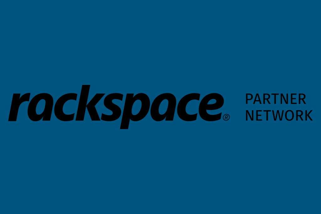 Rackspace Partner Network Logo in a blue background